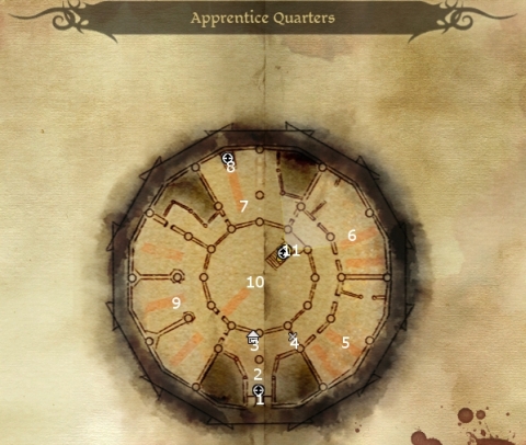 Dragon Age: Origins Online Walkthrough - Apprentices Quarters - Sorcerer's  Place