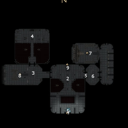 Death God's Vault Level 1 Map