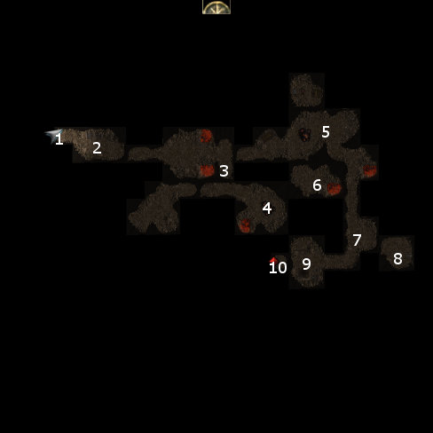 Eyegouger Caves, Level 3 map