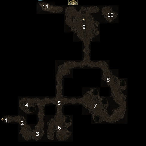 Lizardfolk Caves map
