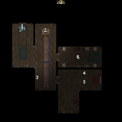Collector's Mansion Level 1 Map