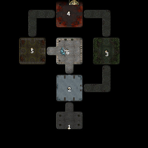 Temple of Four Seasons Map