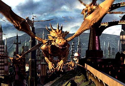 Gold Dragon from D&D Movie