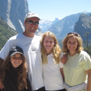 Tunnel View - the family