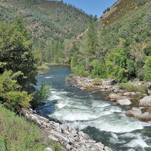Outside the park - the Merced River