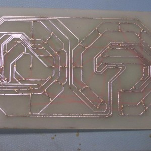 Clock face PCB top side