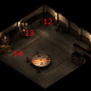 Charred Barrel Basement Map