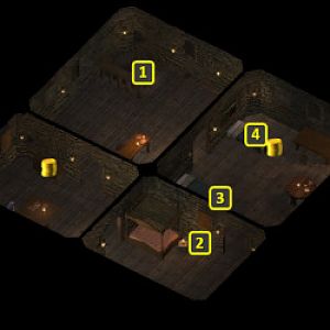 Baldur's Gate EE: Flaming Fist Headquarters, Upper Floor
