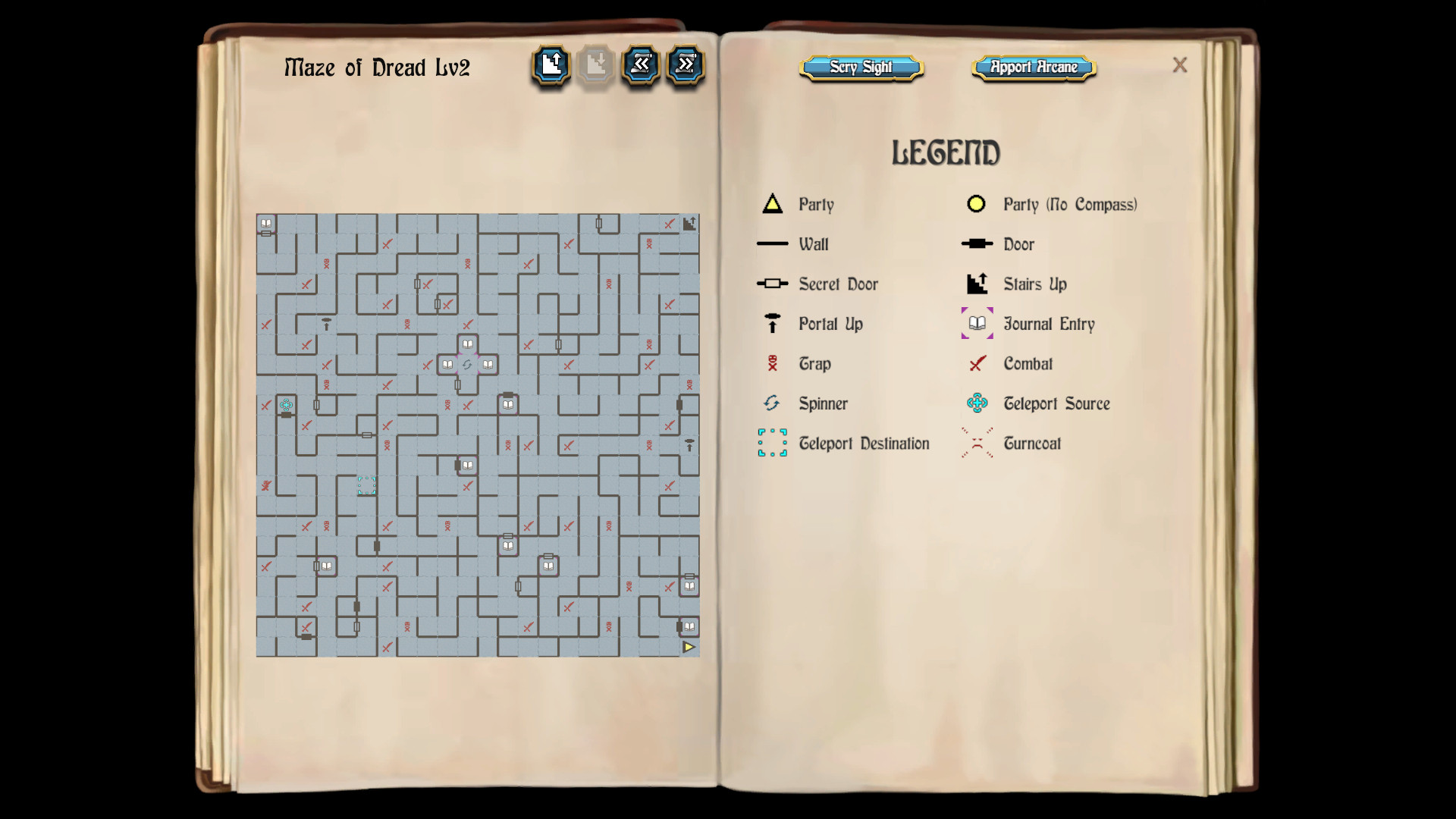 Maze of Dread, Level 2